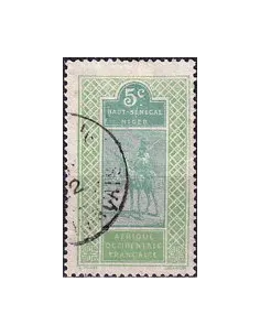 Ht-Sénégal et Niger, n° 21 oblitéré, collection timbres colonies françaises