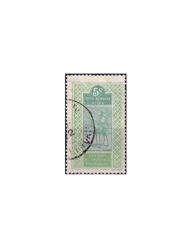 Ht-Sénégal et Niger, n° 21 oblitéré, collection timbres colonies françaises