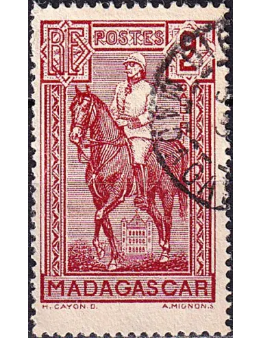 Madagascar, n° 191 oblitéré, collection timbres colonies françaises