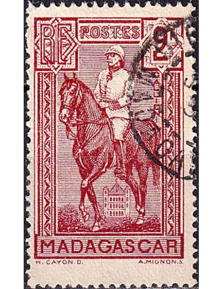 Madagascar, n° 191 oblitéré, collection timbres colonies françaises