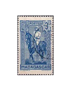 Madagascar, n° 214 oblitéré, collection timbres colonies françaises