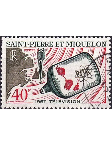 Saint-Pierre et Miquelon, n° 377 oblitéré, Collection timbre Dom-Tom