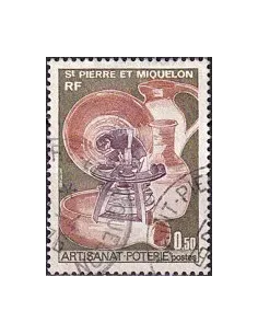 Saint-Pierre et Miquelon, n° 443 oblitéré, Collection timbre Dom-Tom