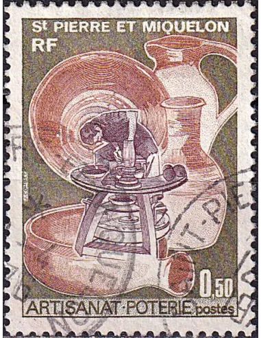 Saint-Pierre et Miquelon, n° 443 oblitéré, Collection timbre Dom-Tom