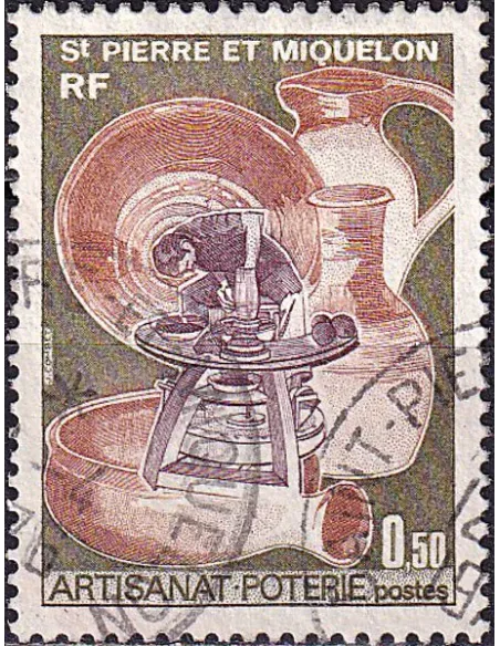 Saint-Pierre et Miquelon, n° 443 oblitéré, Collection timbre Dom-Tom