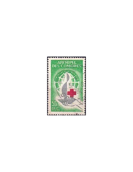 Comores, n° 27 oblitéré, timbres des colonies françaises