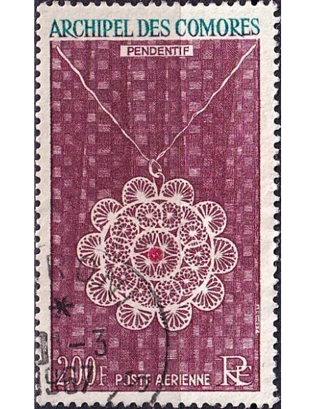 Comores, PA n° 9 oblitéré, timbres des colonies françaises