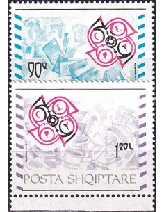 Timbres d'Albanie n° 2276 à 2277 neufs, collection timbres Europe