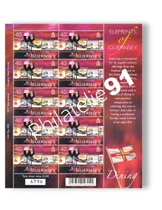 Guernesey, n° 1014, en feuille, collection timbres Europa