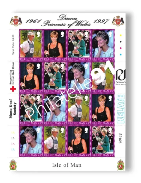 ILE DE MAN, n° 818 à 821 neufs, feuille, collection timbres Europe