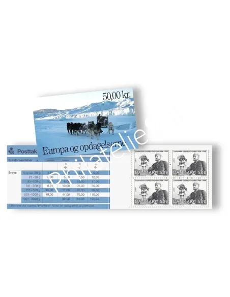 Danemark, Carnet n° 1081, Europa 1994, collection timbres Europa