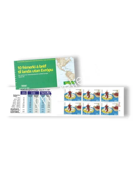 Islande, Carnet n° 754, Europa 1994, collection timbres Europa