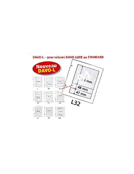 DAVO-L32 - 5 Feuilles