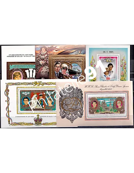 Tous Pays - Lot de Timbres Diana - collection timbres thématiques