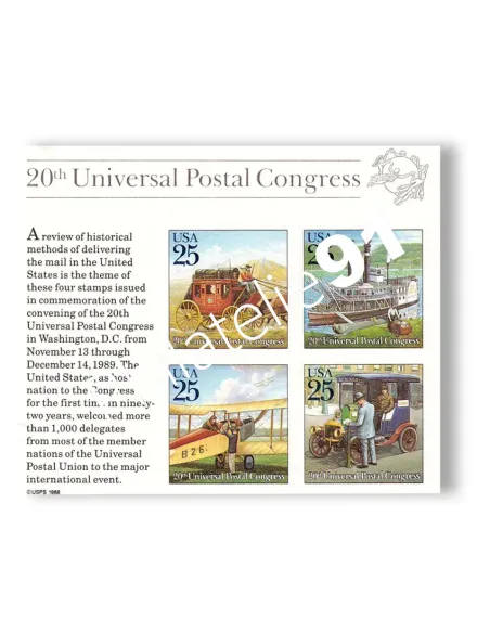 États-Unis, BF n° 21 neuf, collection timbres Monde