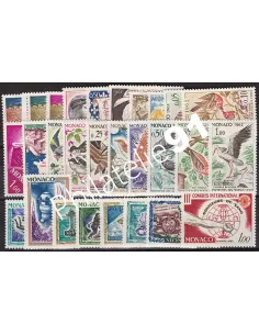 Monaco, Année complète1962, collection timbres Monaco