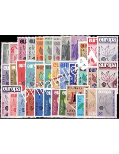 Année complète de timbres EUROPA - Année 1965