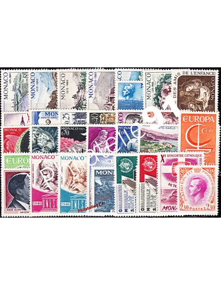 Timbres de Monaco - Année complète 1966 neuve**