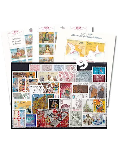 Monaco - Timbres de l'Année 1997 neufs, timbres de Monaco