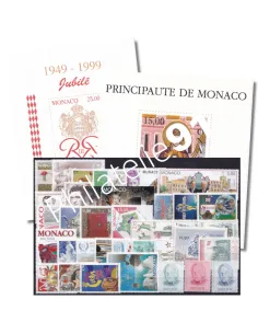 Monaco - Timbres de l'Année 1998 neufs, timbres de Monaco