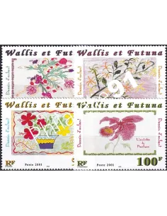 Wallis et Futuna, n° 550 à 553 neufs, timbres Dom-Tom