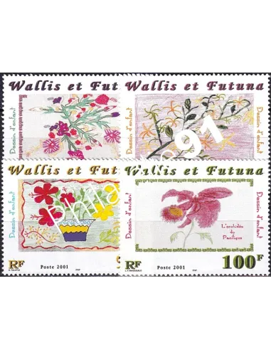 Wallis et Futuna, n° 550 à 553 neufs, timbres Dom-Tom