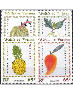 Wallis et Futuna, n° 555 à 558 neufs, timbres Dom-Tom