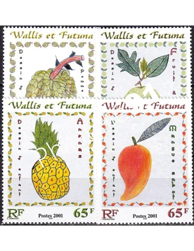 Wallis et Futuna, n° 555 à 558 neufs, timbres Dom-Tom