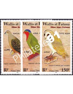 Wallis et Futuna, n° 561 à 563 neufs, timbres Dom-Tom