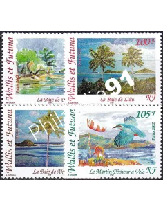 Wallis et Futuna, n° 578 à 581 neufs, timbres Dom-Tom