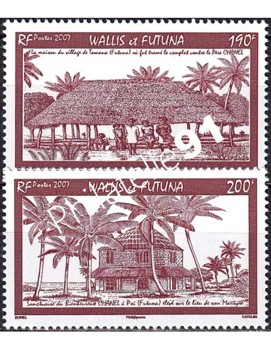 Wallis et Futuna, n° 681 à 682 neufs, timbres Dom-Tom