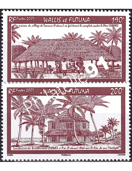 Wallis et Futuna, n° 681 à 682 neufs, timbres Dom-Tom