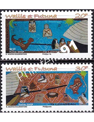 Wallis et Futuna, n° 683 à 684 neufs, timbres Dom-Tom