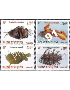 Wallis et Futuna, n° 583 à 586 neufs, timbres Dom-Tom