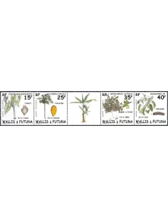 Wallis et Futuna, n° 621A neuf, bande avec vignette, timbres Dom-Tom