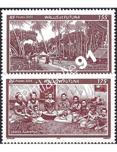 Wallis et Futuna, n° 643 à 644 neufs, timbres Dom-Tom