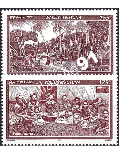 Wallis et Futuna, n° 643 à 644 neufs, timbres Dom-Tom