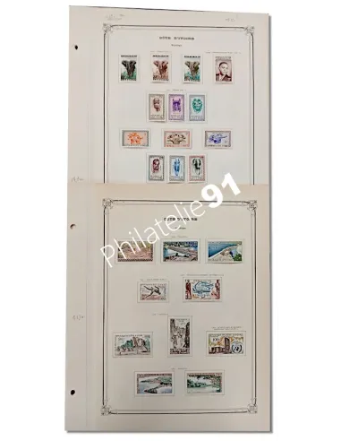 Lot de timbres de Cote d'Ivoire, collection Lot Tous Pays