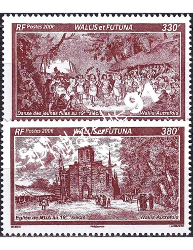 Wallis et Futuna, n° 660 à 661 neufs, timbres Dom-Tom