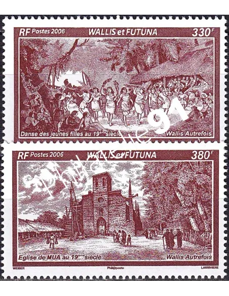 Wallis et Futuna, n° 660 à 661 neufs, timbres Dom-Tom