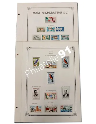 Lot de timbres de Mali, collection Lot Tous Pays