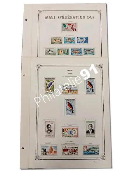 Lot de timbres de Mali, collection Lot Tous Pays