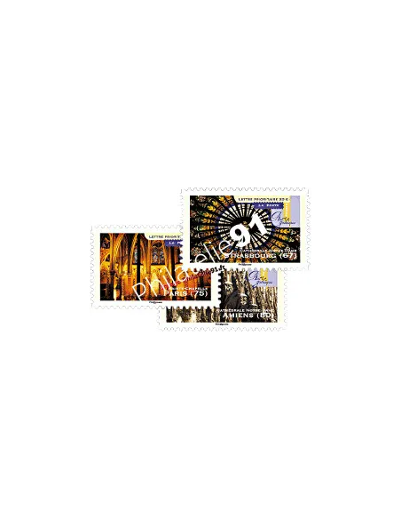 ADH. n° 558a, 559a et 562a - "Art gothique" - Détails architecturaux