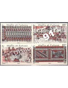 Wallis et Futuna, n° 668 à 671 neufs, timbres Dom-Tom
