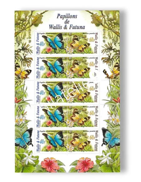 Wallis & Futuna, n° 641 à 642 neufs, en feuille, timbres Dom-Tom