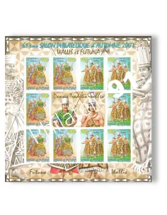 Wallis & Futuna, n° 689 à 690 neufs, en feuille, timbres Dom-Tom