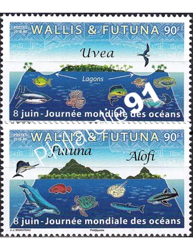 Wallis et Futuna, n° 907 à 908 neufs, timbres Dom-Tom