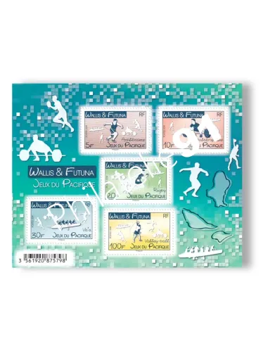 Wallis & Futuna, n° 909 à 913 neufs, en feuille, timbres Dom-Tom
