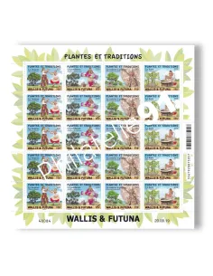 Wallis & Futuna, n° 920 à 923 neufs, en feuille, timbres Dom-Tom