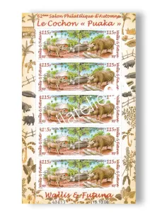 Wallis & Futuna, n° 709 à 710 neufs, en feuille, timbres Dom-Tom